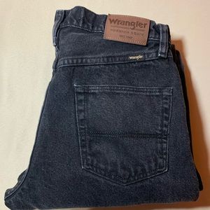 Wrangler Regular Fit Jeans Black 30x30